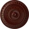 Ekena Millwork Christopher Ceiling Medallion, Hand-Painted Brushed Mahogany, 26 5/8"OD x 2 1/4"P CM26CSBMF - alternate 1